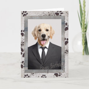 Carte Anniversaire du chien