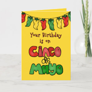 Carte Anniversaire du Cinco de Mayo, Qu'il fasse chaud !