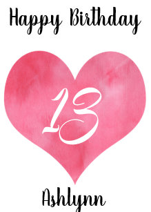 Cartes 13 Ans D Anniversaire Zazzle Fr