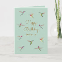 Anniversaire du colibri d'Anna