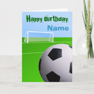 Cartes Du Football D Anniversaire Zazzle Fr