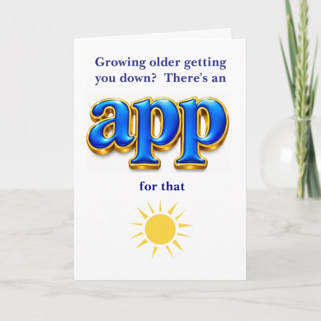 Carte anniversaire du gendre (Devant)