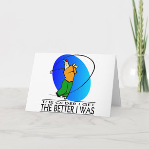 Carte Anniversaire du golfeur