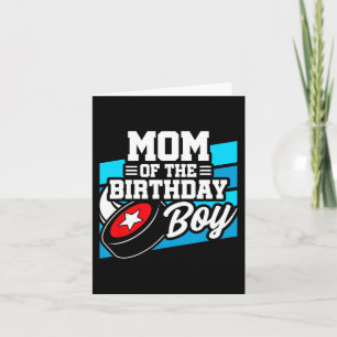 Carte Anniversaire du hockey - Anniversaire maman - Garç