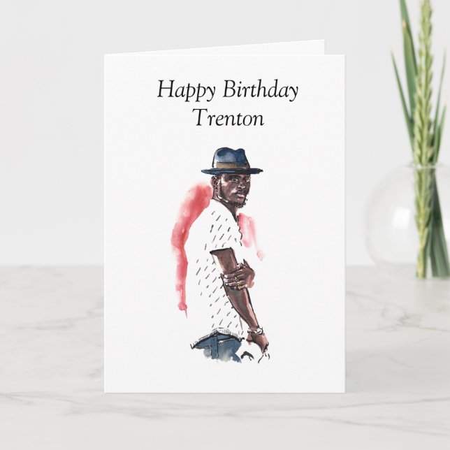 Carte Anniversaire du jeune homme (Devant)