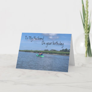 CARTE ANNIVERSAIRE DU MARI "ROMANTIQUE" ET "TRÈS AMOUREU