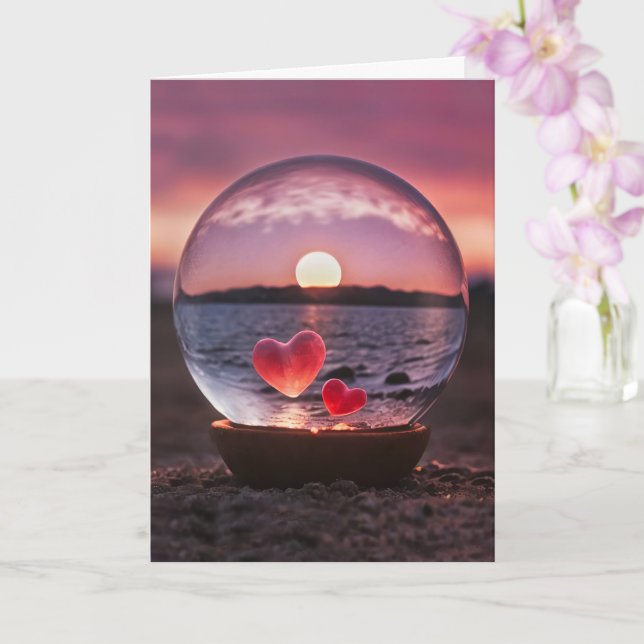 Carte Anniversaire du Mariage de l'âme spirituelle (Orchidée)