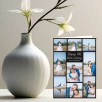 Anniversaire du Mariage romantique Photo Collage n