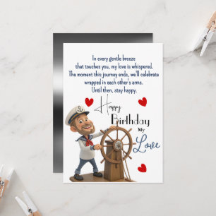 Carte Anniversaire du marin