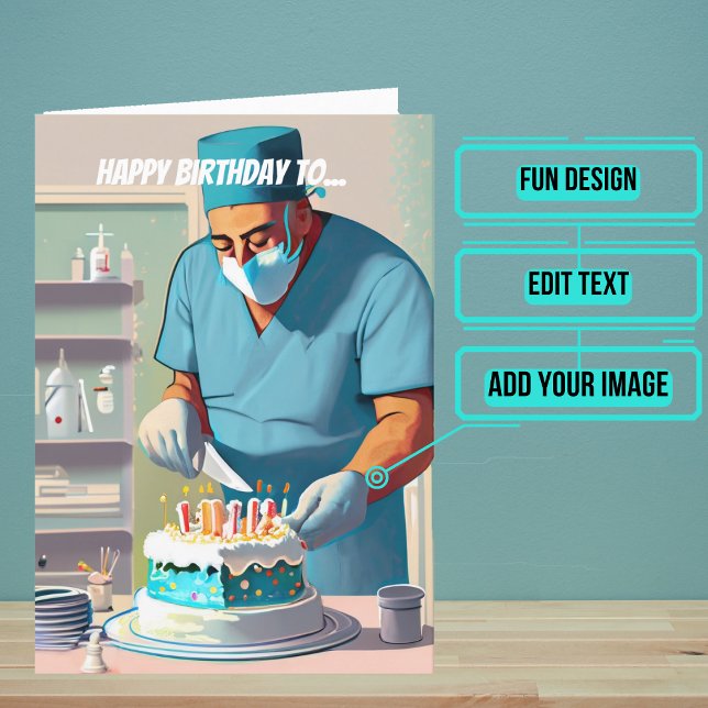 Carte Anniversaire du meilleur chirurgien (Looking for the perfect card for that talented surgeon friend of yours?)