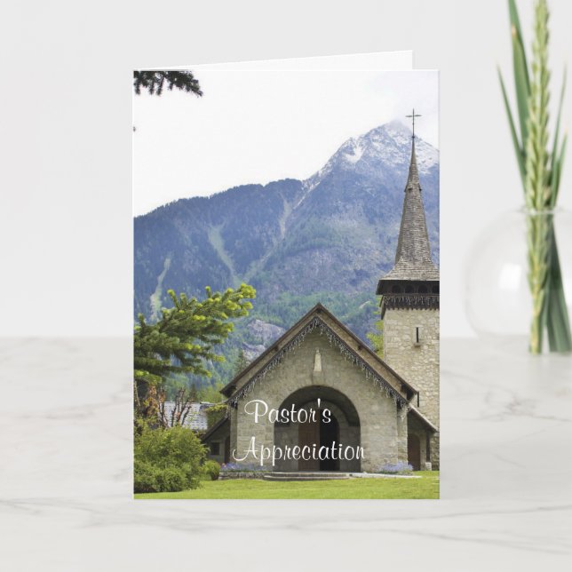 Carte Anniversaire du pasteur (Devant)