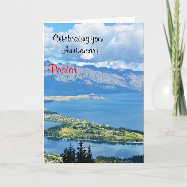 Carte Anniversaire du pasteur (Devant)