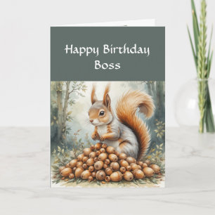 Carte Anniversaire du patron drôle, Sens de l'Humour, Éc