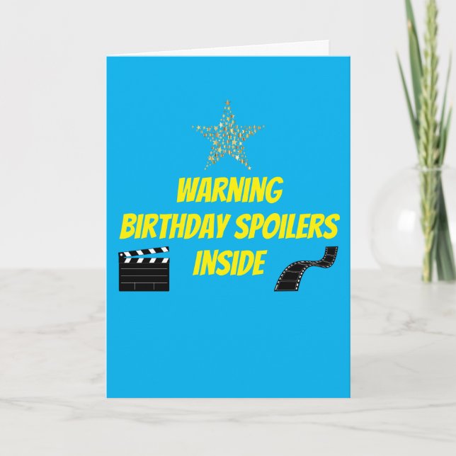 Carte Anniversaire du père Spoiler Anniversaire (Devant)