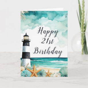 Carte Anniversaire du phare nautique