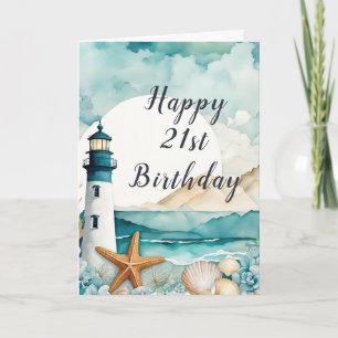 Carte Anniversaire du phare nautique