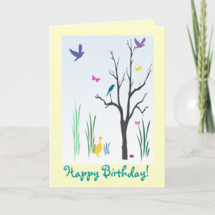 Carte Anniversaire du printemps