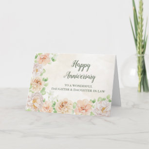 Carte Anniversaire du Printemps de la Fille et de la Fil