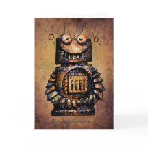 Anniversaire du robot de l'enfant fait sur