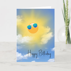 Carte Anniversaire du soleil