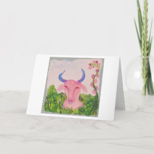 Carte Anniversaire du Taurus