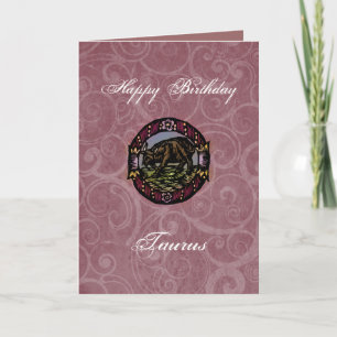 Carte Anniversaire du Taurus