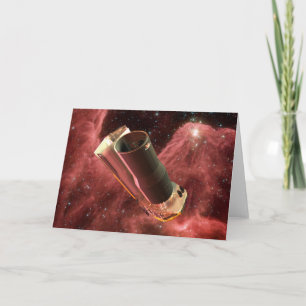 Carte Anniversaire du télescope spatial Spitzer