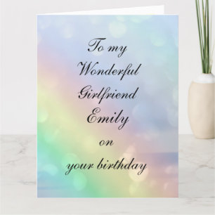 Carte Anniversaire d'une amie personnalisée