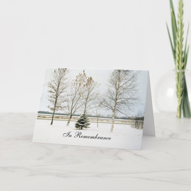 Carte Anniversaire d'une série d'hiver sur la mort1 (Devant)