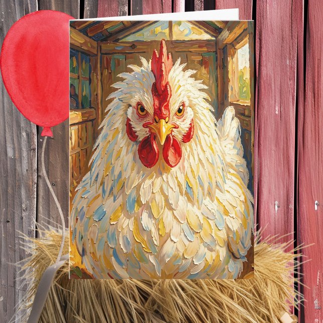 Carte Anniversaire Egg-cellent | Blague de poulet drôle (Créateur téléchargé)