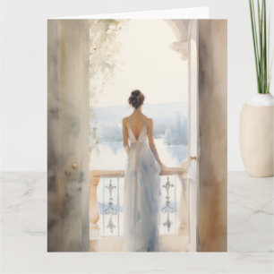 Carte Anniversaire élégant au bord du lac