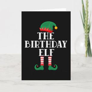 Carte Anniversaire Elf drôle Noël