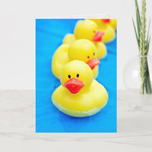 Cartes Caoutchouc Canard D Anniversaire Zazzle Fr