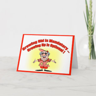 Carte Anniversaire en croissance