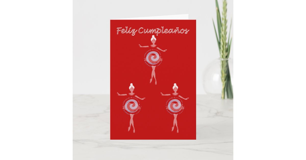 Carte Anniversaire Espagnol De Feliz Cumpleanos Avec La Zazzle Fr