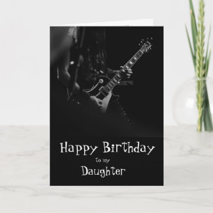 Carte Anniversaire Fille Musicien Fun You Rock Musique
