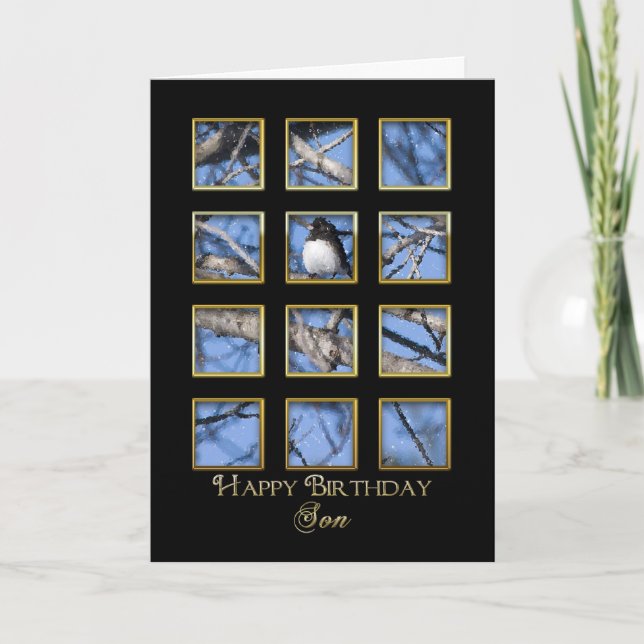 Carte Anniversaire - Fils - Nature (Devant)