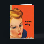 Carte Anniversaire Fun Turning 50 Ce n'est pas aus<br><div class="desc">Fun Birthday Card humour.. 50 ans (ou tout âge). Ce n'est pas aussi effrayant qu'il n'y paraît. Modifiez les zones modèles comme vous le souhaitez... consultez l'exemple affiché pour vous assurer que vos modifications apparaissent comme vous le souhaitez, puis passez votre commande ! Profitez de la vie et merci d'être...</div>