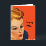 Carte Anniversaire Fun Turning 50 Ce n'est pas aus<br><div class="desc">Fun Birthday Card humour.. 50 ans (ou tout âge). Ce n'est pas aussi effrayant qu'il n'y paraît. Modifiez les zones modèles comme vous le souhaitez. consultez l'exemple affiché pour vous assurer que vos modifications apparaissent comme vous le souhaitez, puis passez votre commande ! Profitez de la vie et merci d'être...</div>