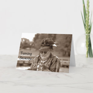 Carte Anniversaire Fun Turning 70 Ce n'est pas aus