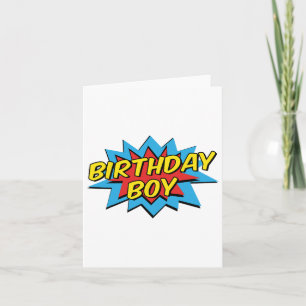 Carte Anniversaire Garçon Cute Enfants Superhero Corresp