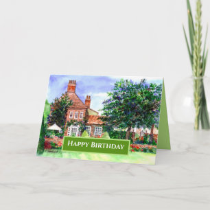 Carte Anniversaire général Le Manoir York Angleterre