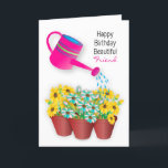 Carte Anniversaire Girlfriend Watering Can Flowers 3D Ef<br><div class="desc">Un accueil de charme,  surtout pour les jardiniers avec un arrosage lumineux,  peut arroser des fleurs en 3D Voir la même image dans d'autres catégories,  y compris les anniversaires</div>