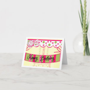Carte anniversaire… girly