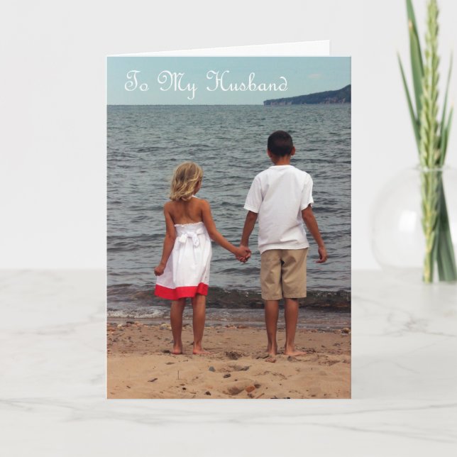 Carte Anniversaire heureux à mon mari - amour de ma vie (Devant)