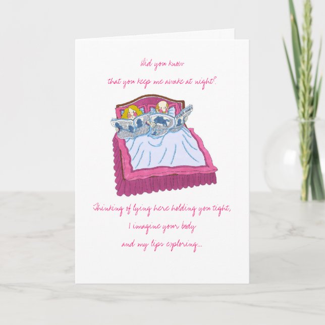 Carte Anniversaire heureux. .snoring (Devant)