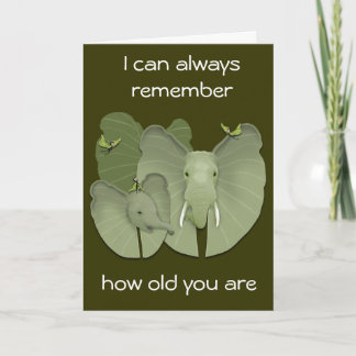 Carte Anniversaire - Humoristique