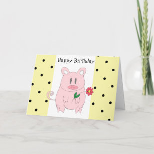 Cartes Porcelet D Anniversaire Zazzle Fr