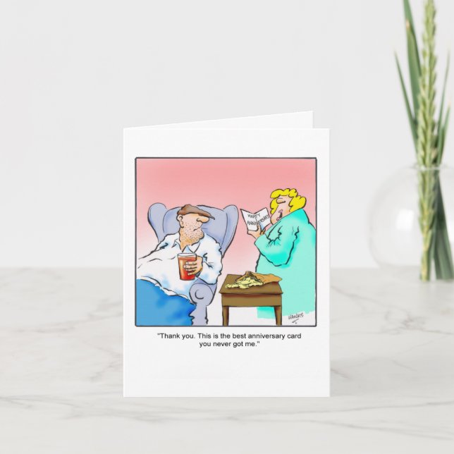 Carte Anniversaire idiot (Devant)