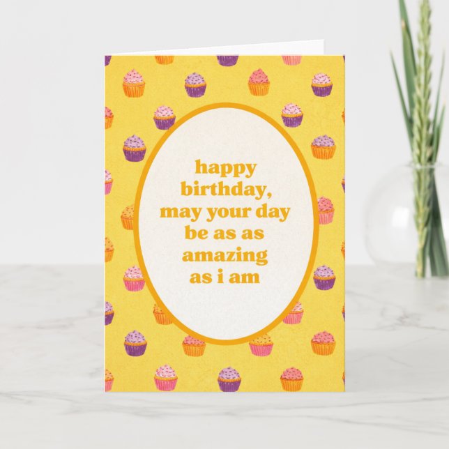 Carte Anniversaire Incroyable (Devant)